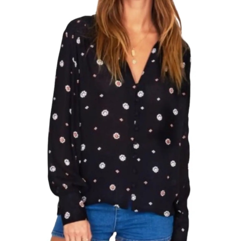 NWT Amuse Society Moonshine Woven Top. Size XS